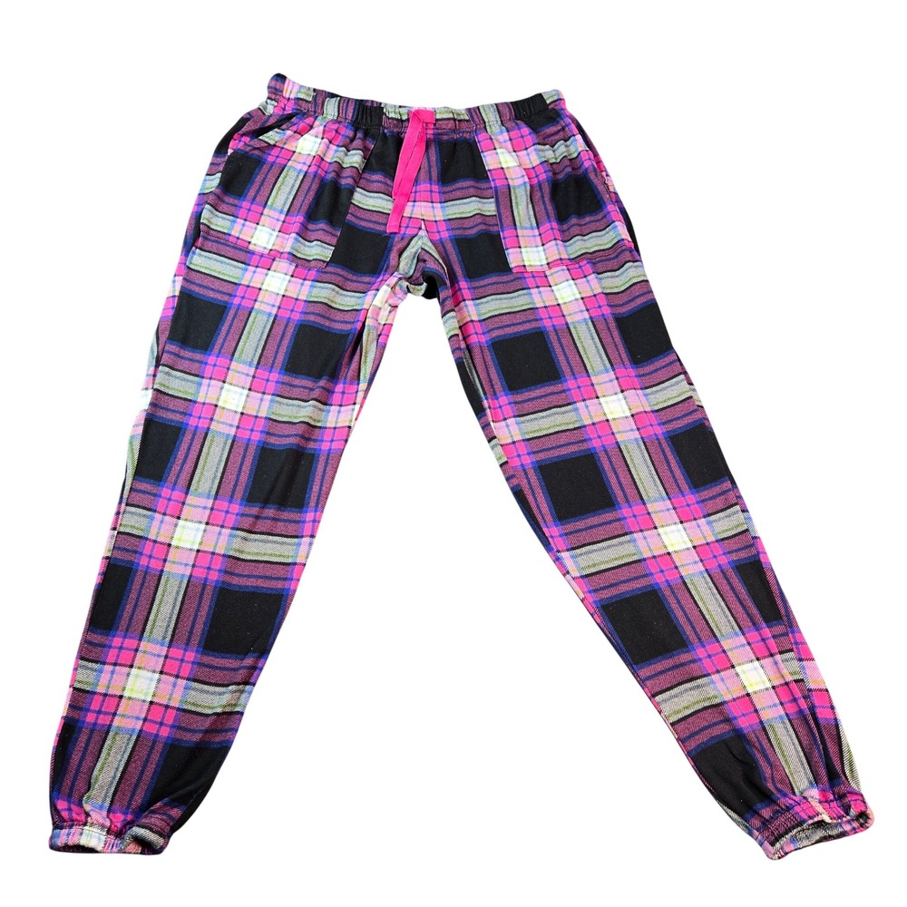 Joyspun Women's Pink Plaid Pajama Jogger Pants Size M 8-10 JS4328420BB